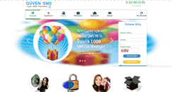 Desktop Screenshot of guvensms.com